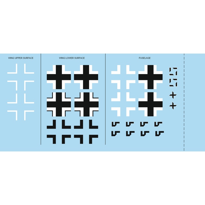 1/48 Bf 109G-6 National Insignia (for Eduard)