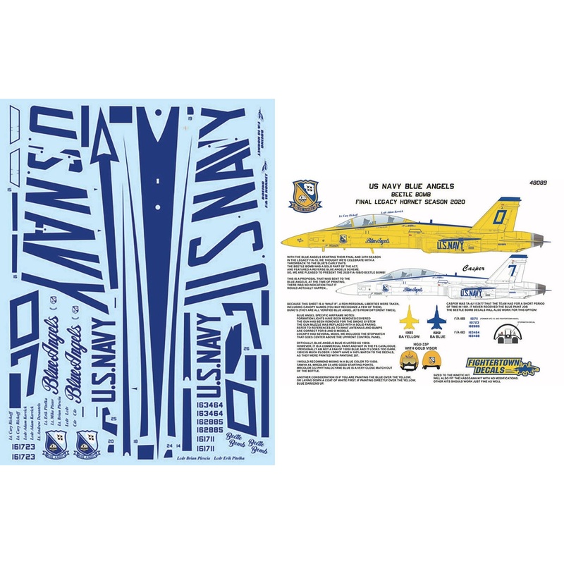 1/48 F/A-18 Blue Angels Beetle Bomb