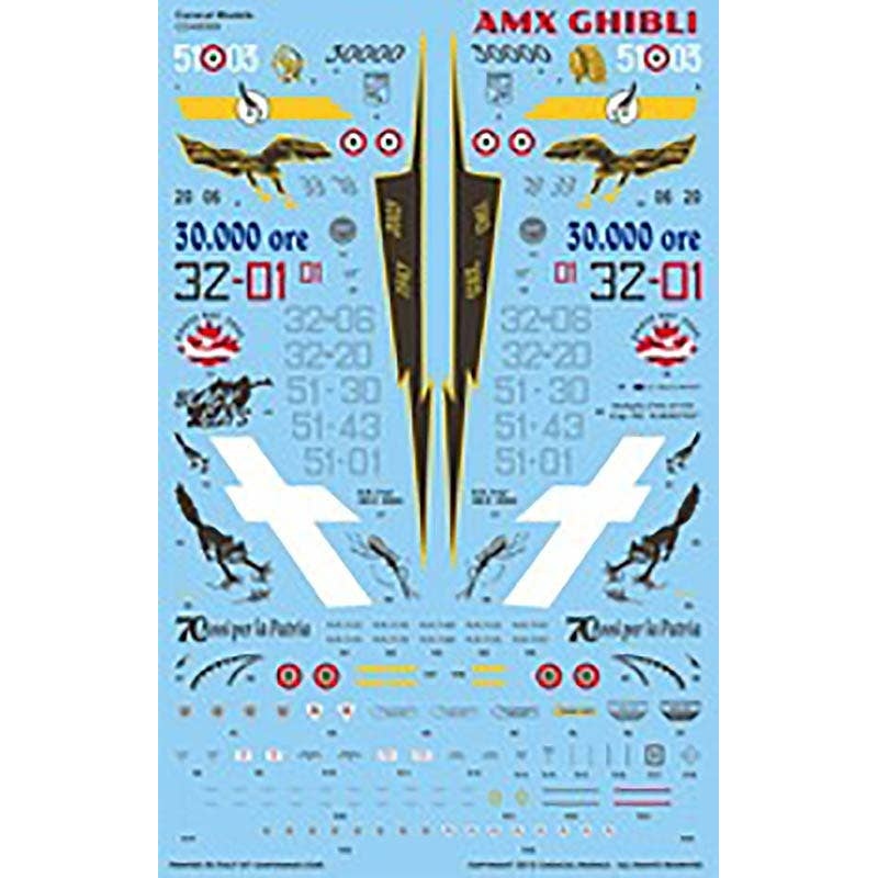 1/48 Italian Air Force AMX Ghibli Decal