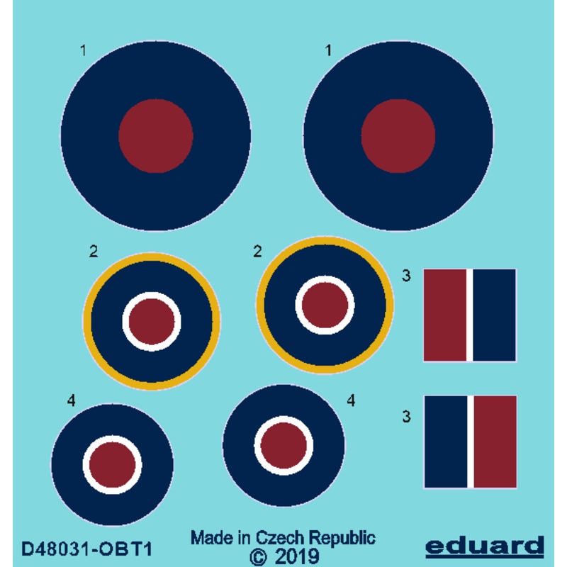 1/48 Tempest Roundels Early (for Eduard)