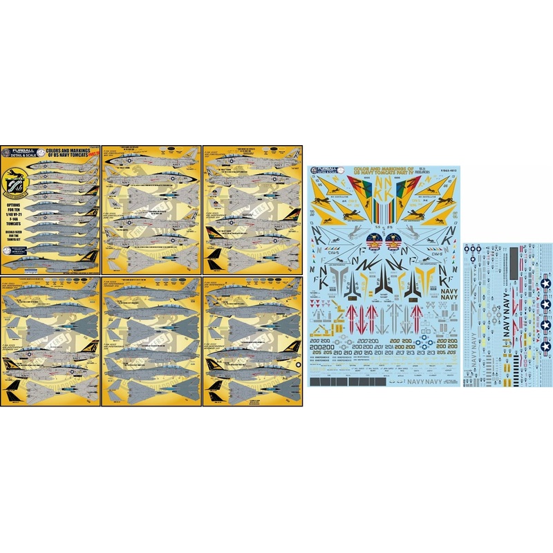 1/48 USN F-14 Tomcats Colors & Markings Part IV