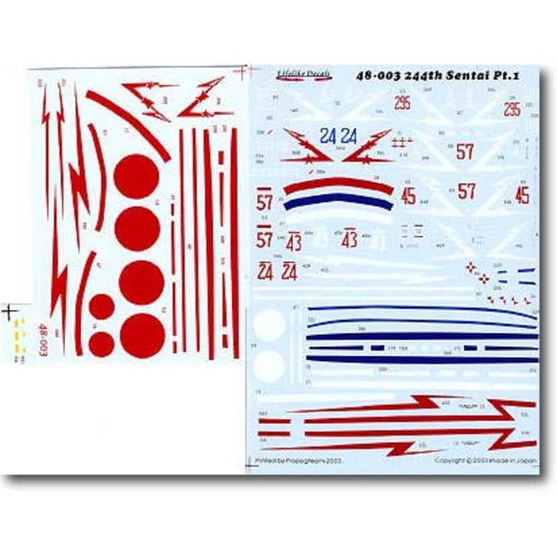 1/48 IJA 244th Fighter Regiment Decal #01