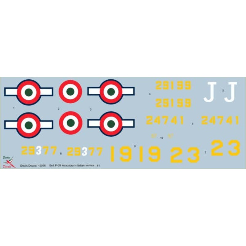 1/48 Italian Cobras #1 - Bell P-39 in Regia Aeronautica, part 1