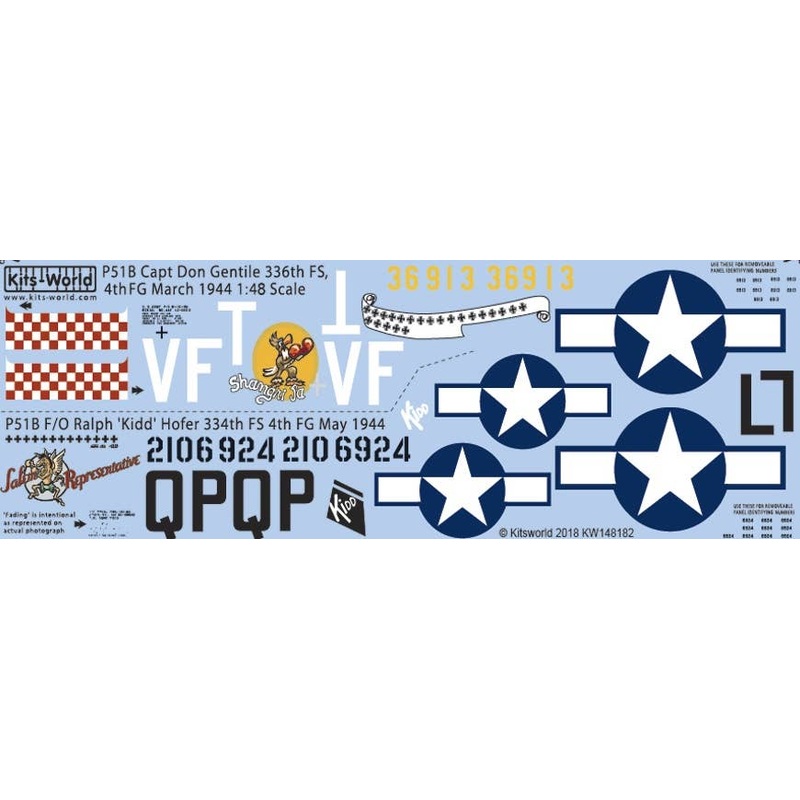 1/48 P-51B Mustang Shanghri La & Salem Representative