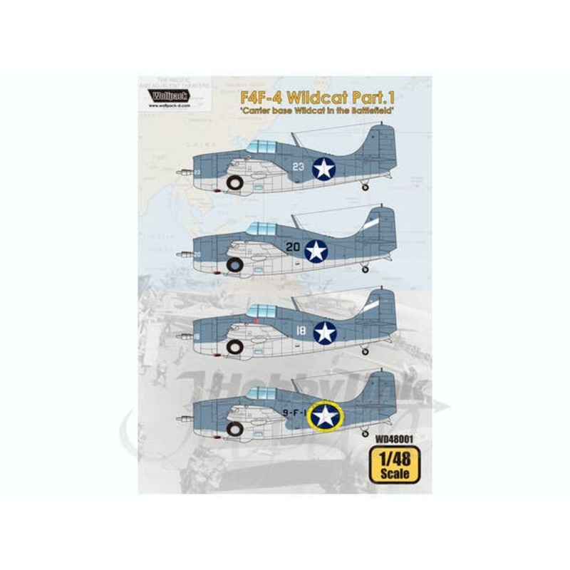 1/48 F4F-4 Wildcat Part.1 Carrier base Wildcat in the Battlefield