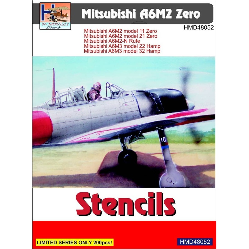1/48 A6M2 Zero stencils
