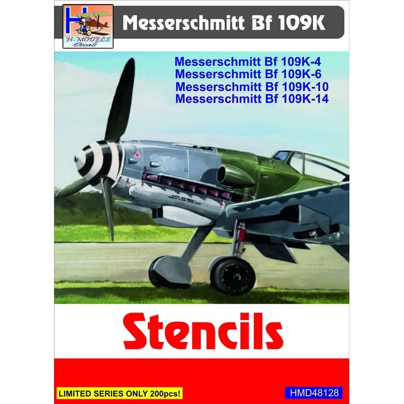 1/48 Bf 109K-4/6/10/14 Stencils