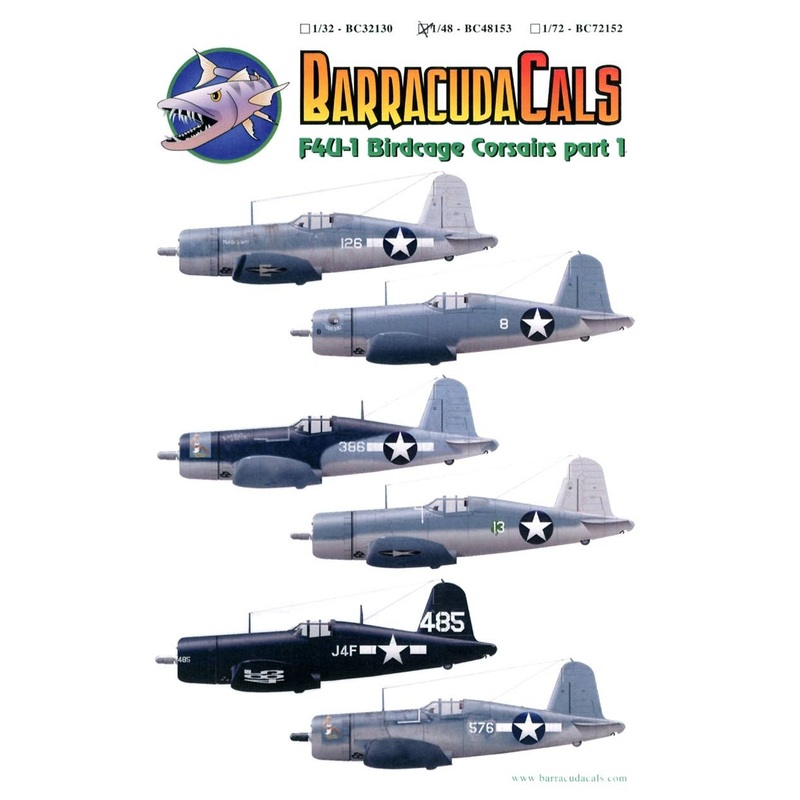1/48 F4U-1 Birdcage Corsairs Part 1