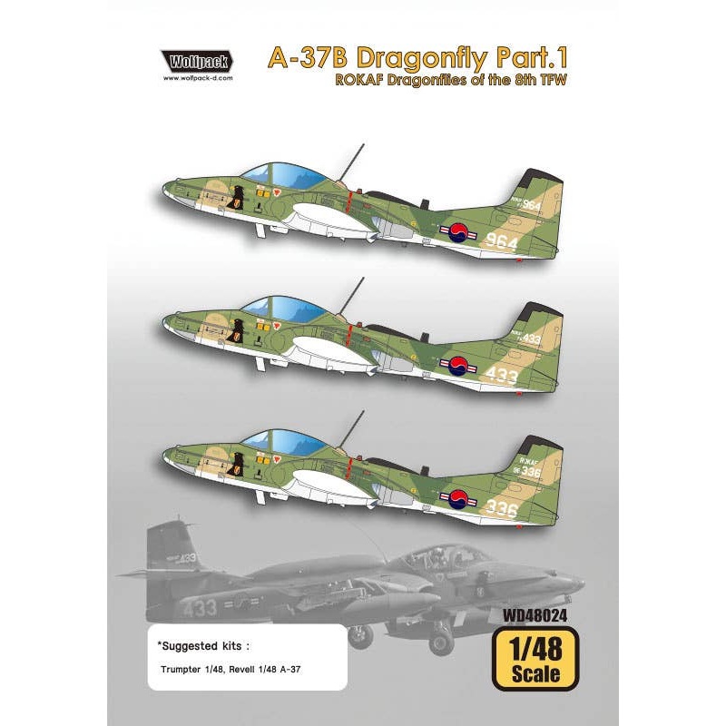 1/48 A-37B Dragonfly Part.1 - ROKAF Dragonflies of the 8th TFW (for Trumpeter / Revell)