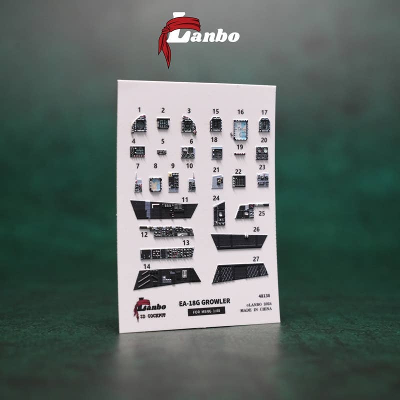 1/48 EA-18G 3D interior decal