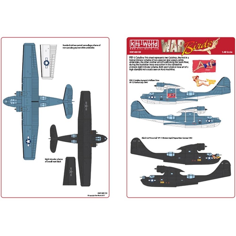 1/48 WW.II U.S. Forces PBY-5A Catalina Black Cat