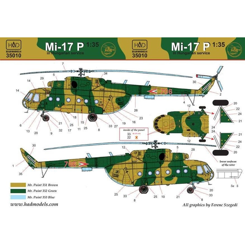 1/35 Mi-17 P Decal Sheet