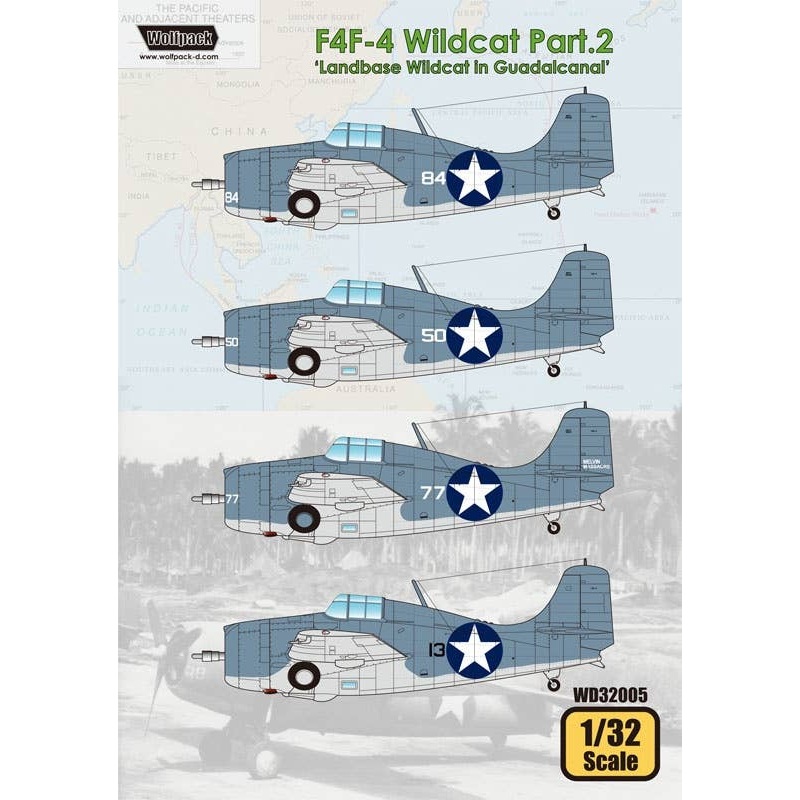 1/32 F4F-4 Wildcat Part.2 'Land base Wildcat in Guadalcanal'