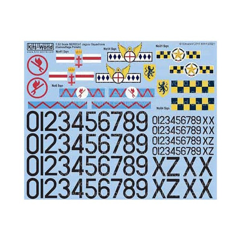SEPECAT Jaguar Squadrons 6/14/31/41/54 (Camouflage Finish)