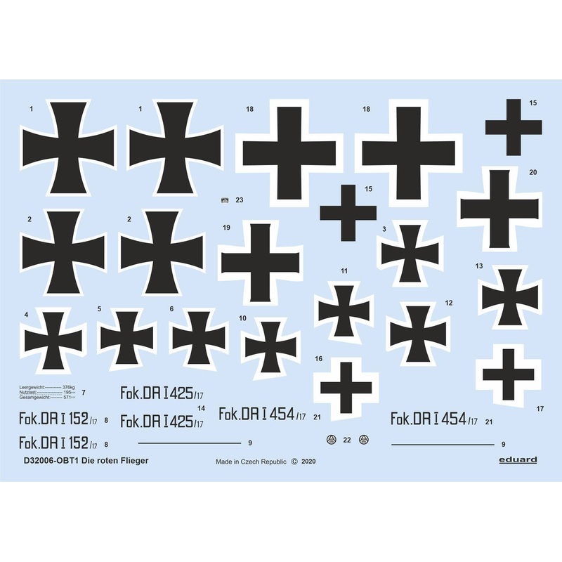1/32 Die Roten Flieger (for Meng Model)