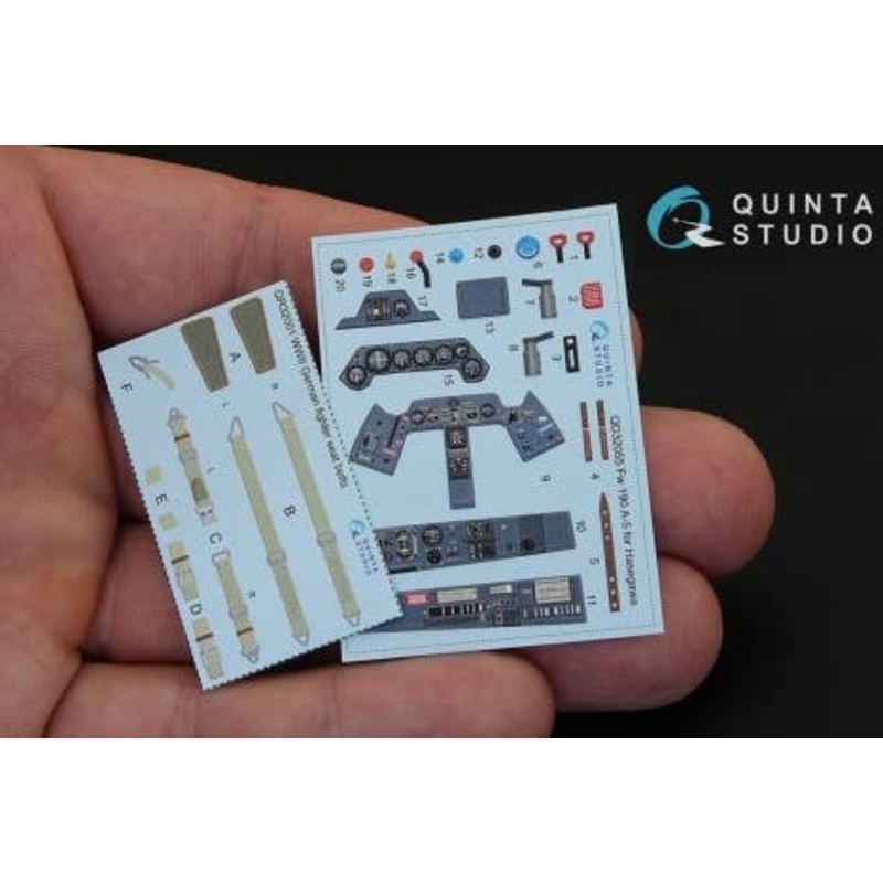 1/32 Fw190A-5 Interior 3D Decal (for Hasegawa)