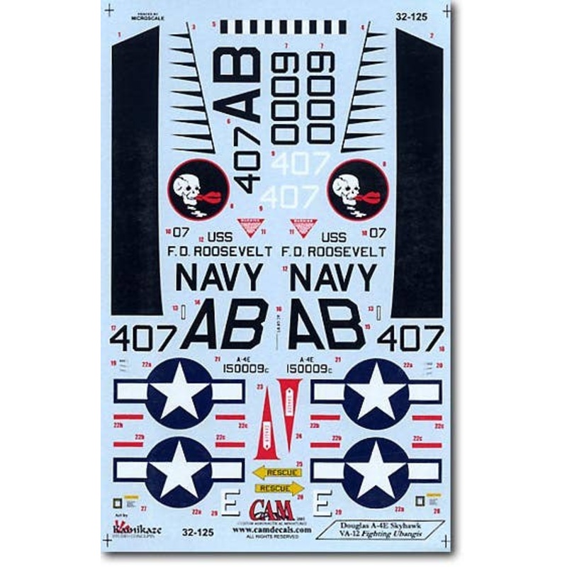 1/32 A-4E VA-12 Fighting Ubangis