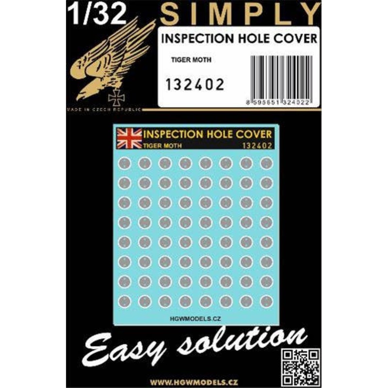 1/32 DH Tiger Moth Inspection Hatch 3D Decal