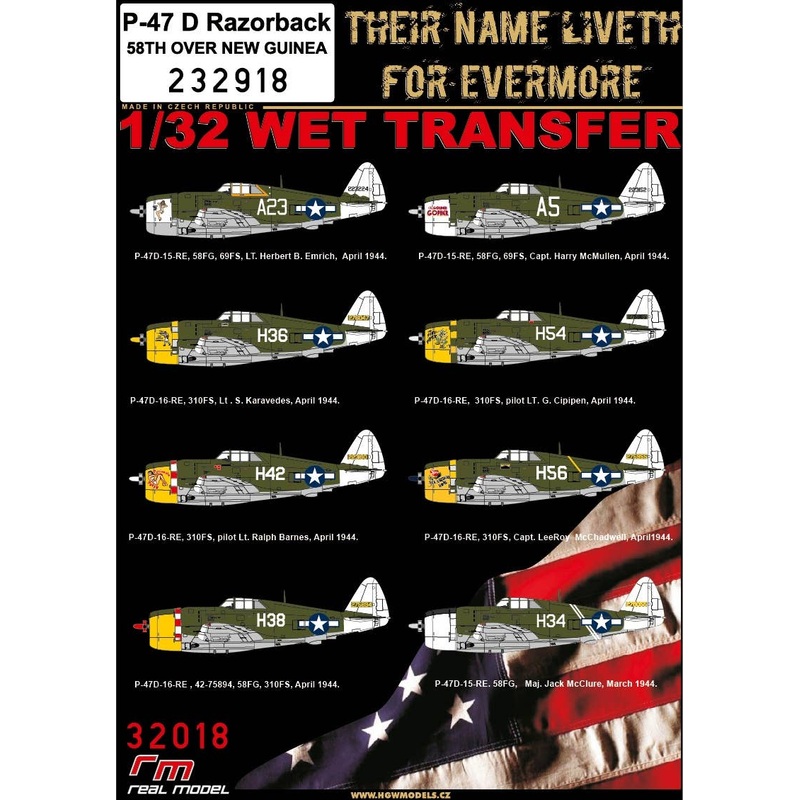 1/32 P-47D 58 Th FG OVER NEW GUINEA