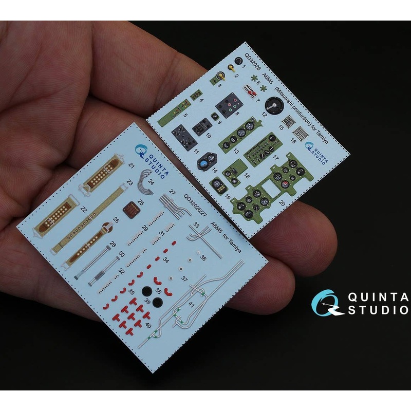 1/32 A6M5 Mitsubishi prod. Interior 3D Decal for Tamiya kit