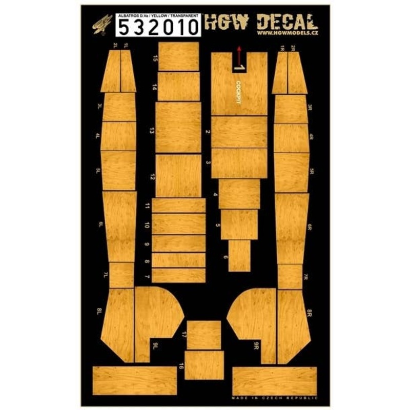 1/32 Albatros D.V / D.Va Light Wood (Y)