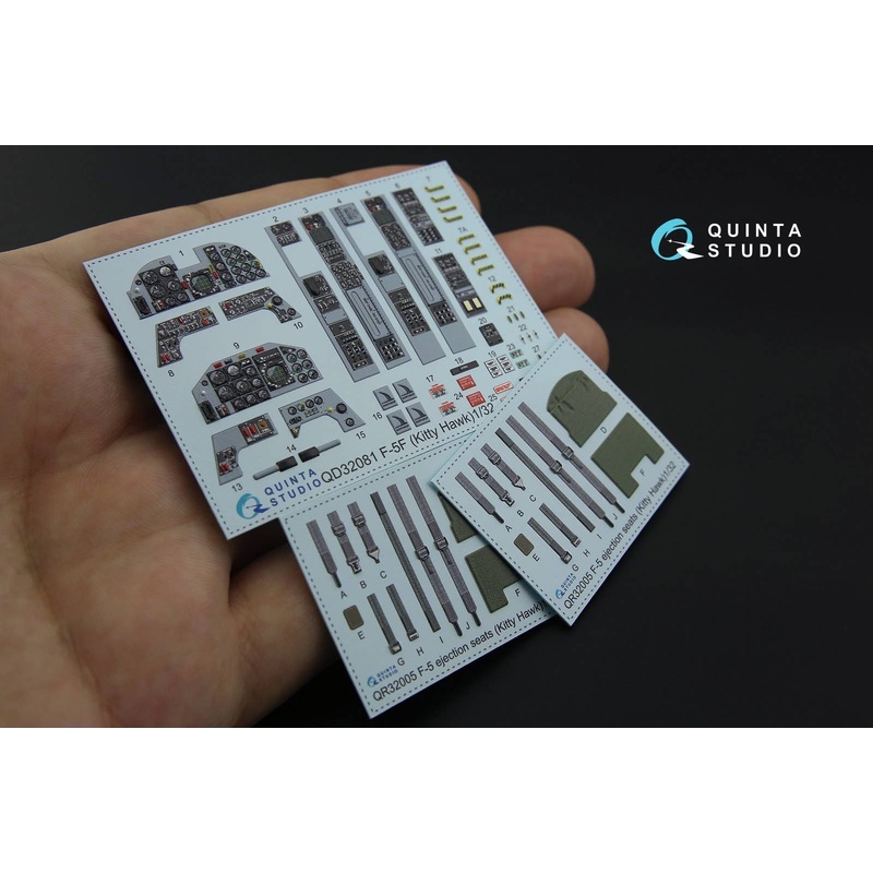 1/32 F-5F 3D-Printed Color Decal for KittyHawk kit