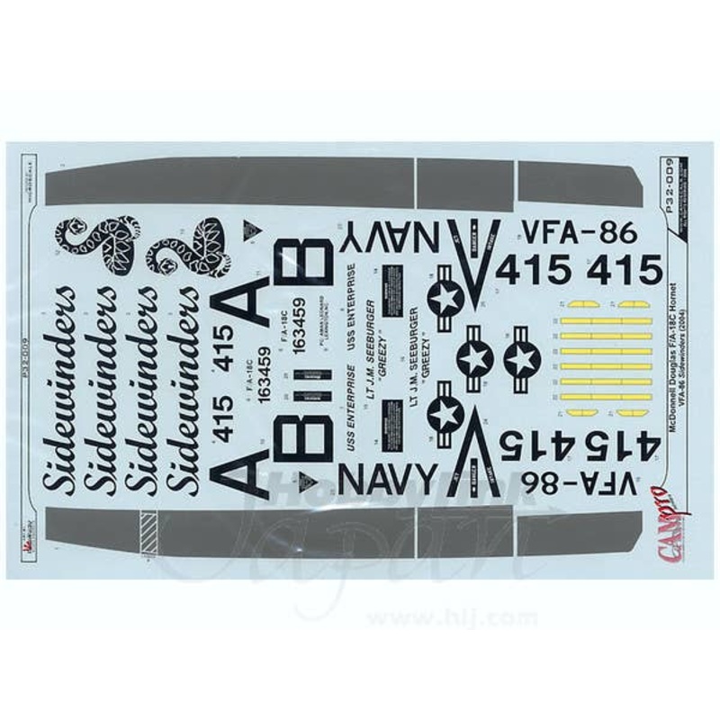 1/32 F/A-18C Hornet Sidewinders '04