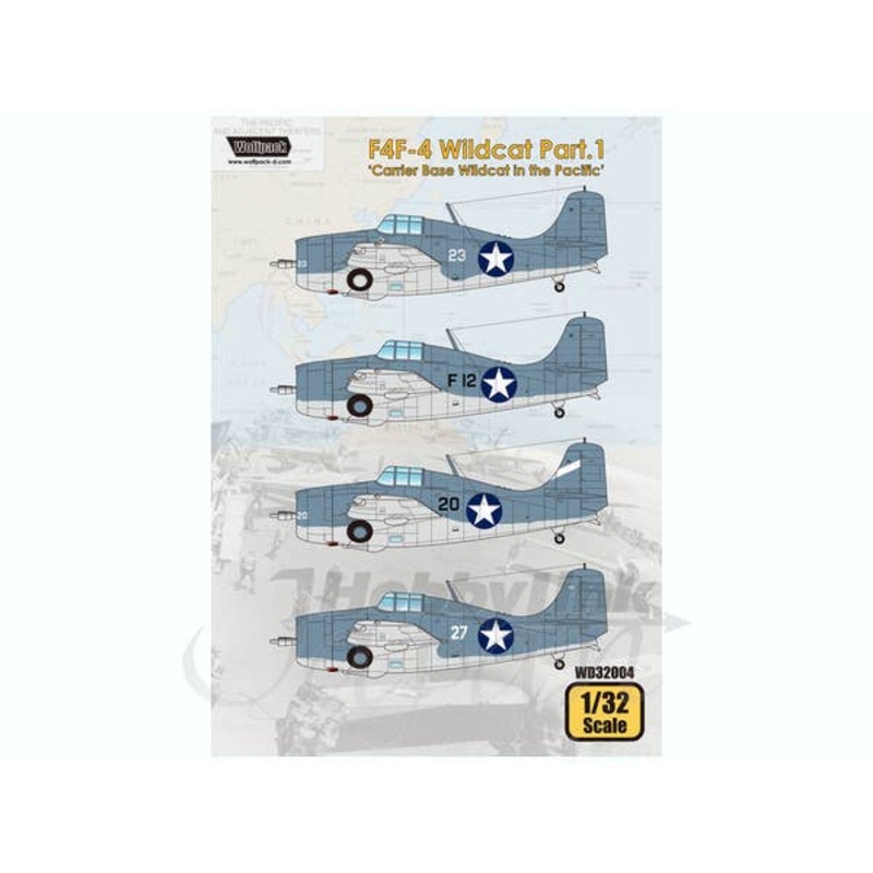 1/32 F4F-4 Wildcat Part.1 Carrier base Wildcat in the Pacific