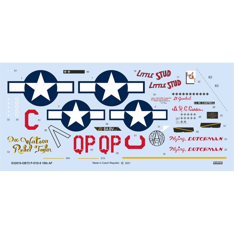 1/32 P-51D-5 "15th AF" for Tamiya / Revell