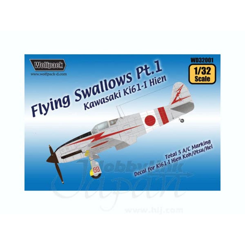 1/32 Flying Swallows Pt.1 Kawasaki Ki61-I Hien Decals