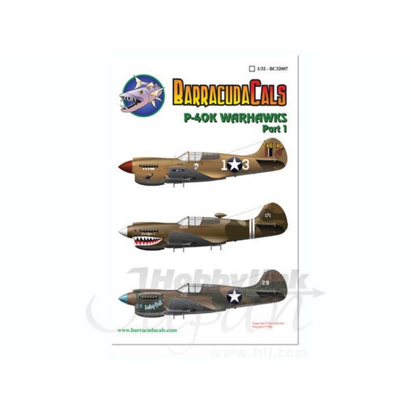 1/32 P-40K Warhawks Part 1