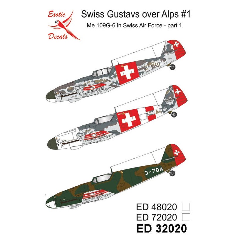 1/32 Swiss Gustavs over Alps #1 - Me 109G-6 in Swiss Air Force, part 1