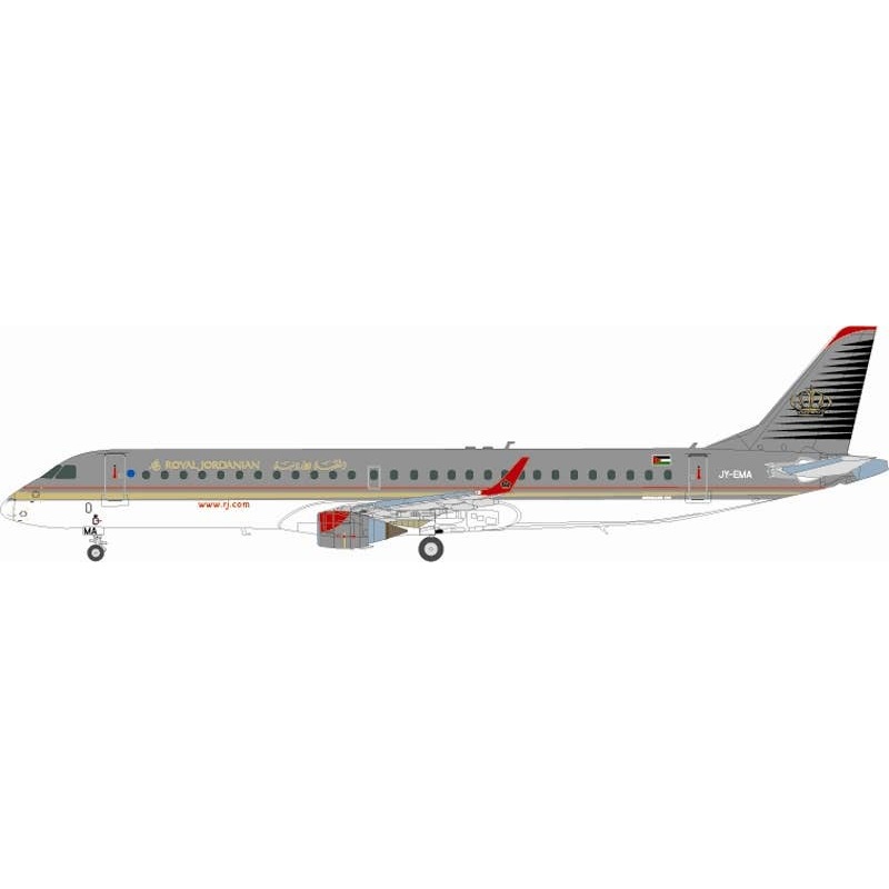 1/144 ERJ-195 Royal Jordanian (Silk Printed Decal)