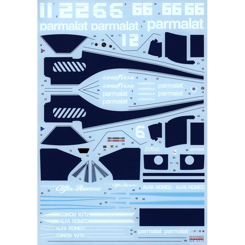 1/20 BT46 1978-79 Decal Set (for Tamiya)