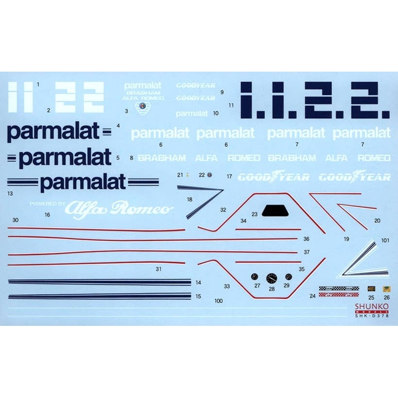 1/20 BT46 1978 South Africa Decal Set (for Tamiya)