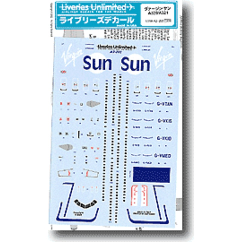 1/200 Virgin Sun A320/A321 Decal