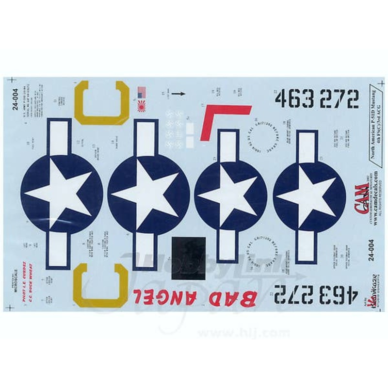1/24 P-51D Mustang Bad Angel
