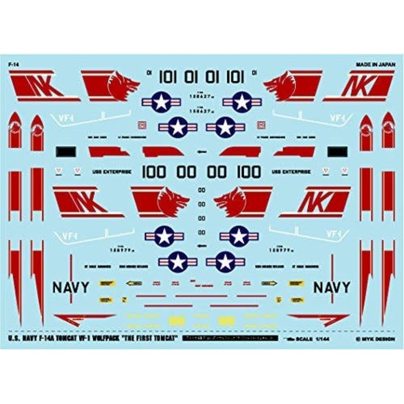 1/144 F-14A VF-1 Wolfpack "The First Tomcat"
