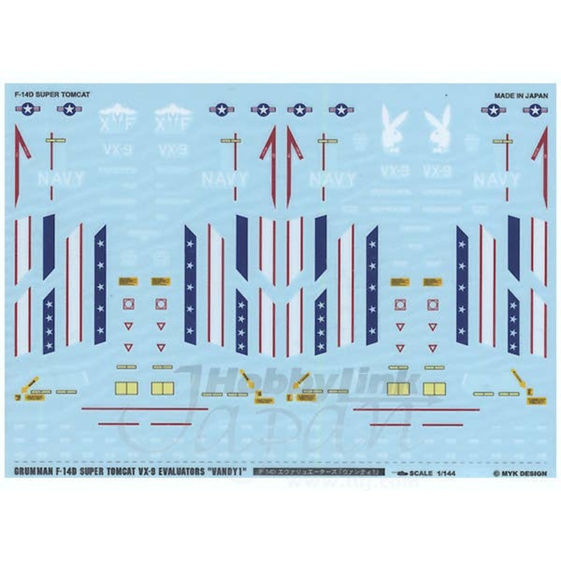 1/144 F-14D Evaluators Vandy 1 Decal