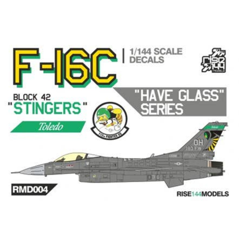 1/144 F-16C Stingers, Ohio ANG, Pt.2 (Have Glass paint scheme)