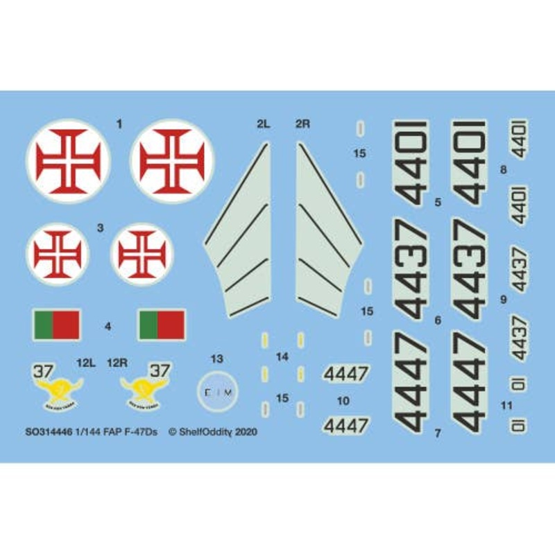 1/144 Forca Aerea Portuguesa F-47Ds