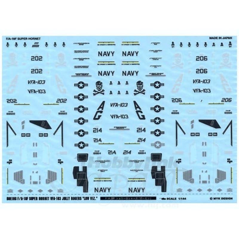 1/144 F/A-18F Jolly Rogers Low Visibility