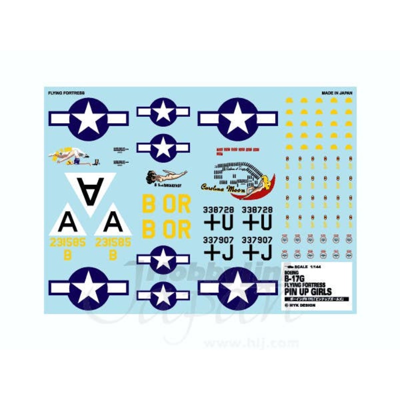 1/144 Boeing B-17G Pin-up Girls