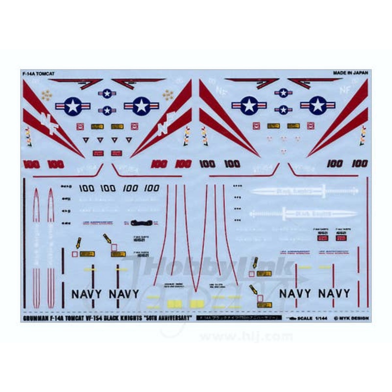 1/144 Grumman F-14A Tomcat VF-154 Black Knights "50th An