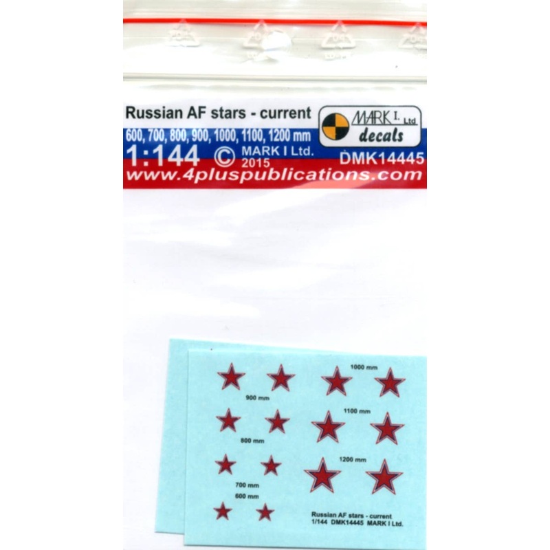 1/144 Russian AF Stars Current (2pc Set)