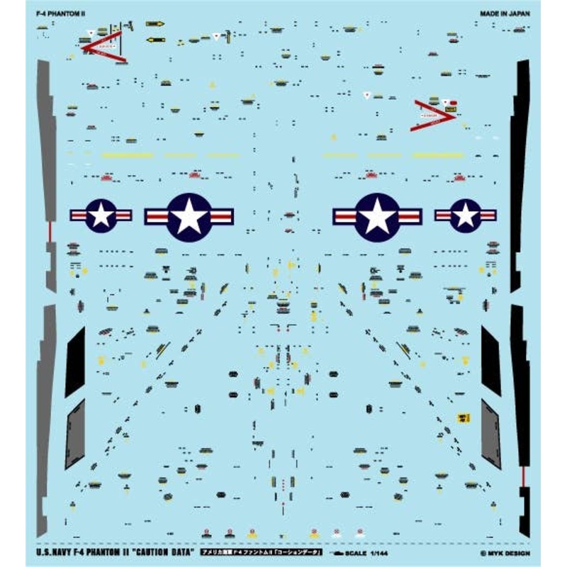 1/144 U.S.Navy F-4J Phantom II "Caution Data" Ver.2.0