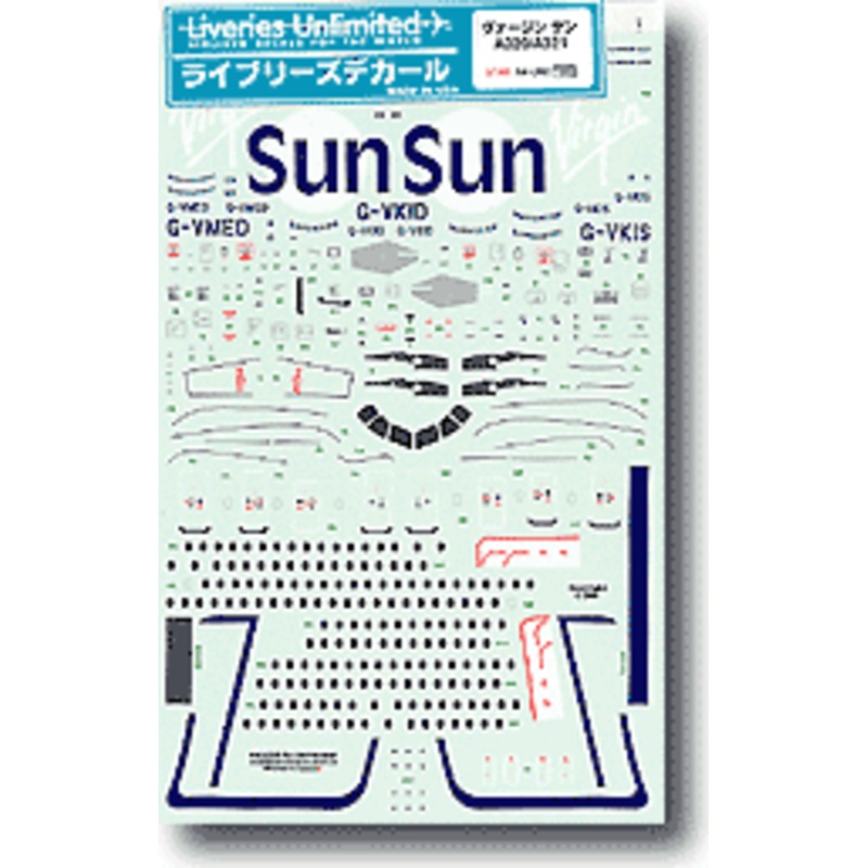 1/144 Virgin Sun A320/A321 Decal