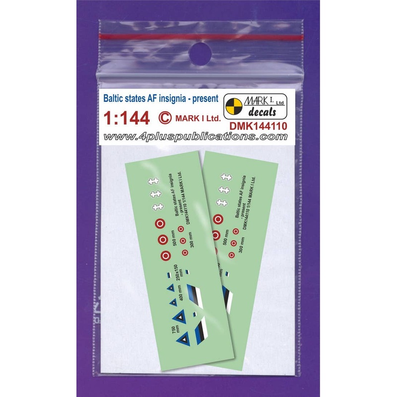 1/144 Baltic states air forces - insignia, 2 sets