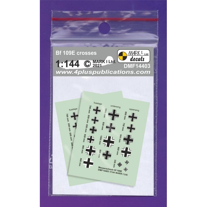 1/144 Bf 109E National Insignia
