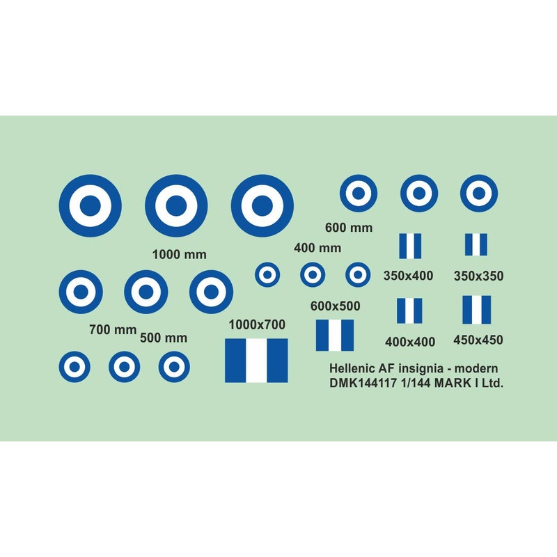 1/144 Hellenic Air Force Insignia